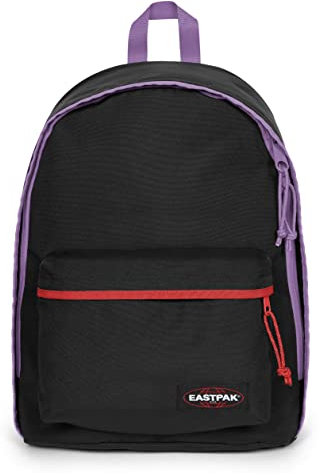 EASTPAK Out of Office Mochila, Unisex adulto, Talla única, Negro (Contraste Violet Red)