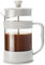 ParaCity French Press Kaffeebereiter 350ml, Kaffeepresse aus Edelstahlfilter und hitzebeständigem Glas, Kaltbrüh-Kaffeemaschine, gut als Geschenk für Reisen und Zuhause (Weiß)