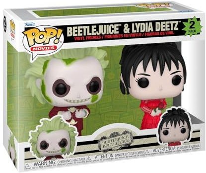 Funko Pop! Movies: Beetlejuice & Lydia Deetz – Figurine de collection en vinyle – Idée cadeau – Produit officiel – Jouets pour enfants et adultes – Fans de films