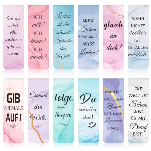 Lesezeichen Magnetisch, Bunt Magnet Lesezeichen Kinder für Schüler, Lehrer, Schule, Haus, Büro Magnetlesezeichen (Inspirierend)