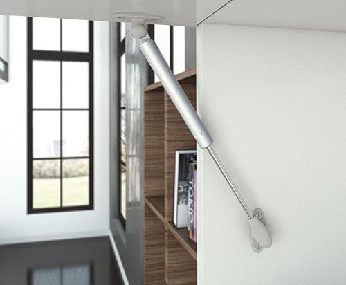 Pistone a Gas ELYS L.355- ORIGINALE Ferramenta Italiana LIVENZA – Forza 120N FRIZIONATO per Ante da Cucina e Living – Supporti inclusi - Ammortizzatori e pistoncini compatibili con Pensili e Mobili