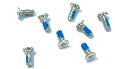 HSSDTECH Lower Bottom Base Cover Case screws for HP 14-CK 14-CM 240 G7 245 G7 246 G7 8 silver pieces per set Bottom Case screws
