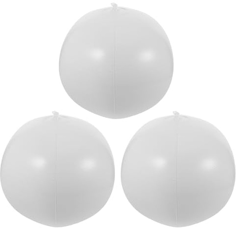 Gatuida Lot de 3 Ballons de Plage gonflables pour fête - Jeux de Piscine et de Plage - Décorations pour fête au Bord de la Piscine - Ballons en Plastique gonflables