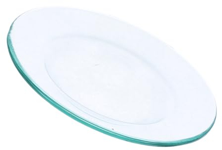DOITOOL Plaque Brûleur à Cire 8 Cm Transparente Support D'huile Essentielle Étanche Réutilisable pour Lampe Parfum Intérieur Usage Quotidien