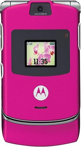 Motorola V3 - Pink - Vodafone Prepay Phone - Free Weekends Offer*