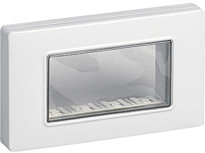 Vimar cajas de superficie - Tapa ip55 4 módulo con tornillo blanco