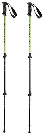 Ferrino Totem, Bastoncini da Trekking Verde, 65-135 cm
