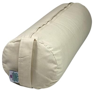 Sustainable Yoga Bolster – Filled with Organic Buckwheat Hulls for Natural Support