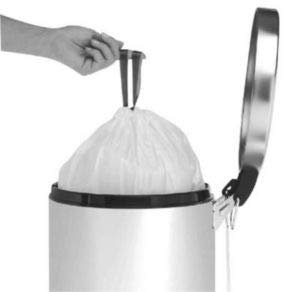 Brabantia PerfectFit 3L Waste Bags, 20 Pack - A Bianco