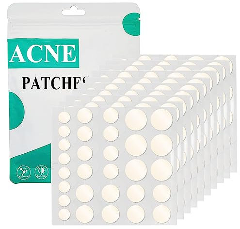 Zemolo 300 Stück Pickel Patch Unsichtbare Hydrokolloid Akne Pimple Patch Tag & Nacht Akne pflaster Wasserdicht & Atmungsaktiv Absorptions Acne Patches