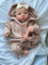 Muñecos Reborn Levi Niña Bebe Reborn Originales Muñecas de bebé Realistas de 18 Pulgadas con Vinilo Suave Hecho a Mano bebé Real (Levi A)