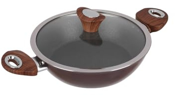 KASANOVA KOLORS MARRONE TEGAME CM24 CON COPERCHIO IND