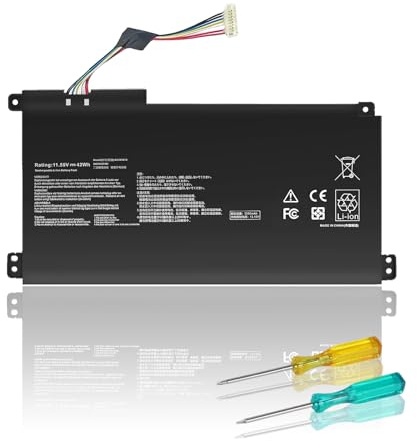 HJTPOWER B31N1912 C31N1912 Batterie de remplacement pour ordinateur portable Compatible avec Asus VivoBook 14 E410M E410MA L410M L410MA E410KA E510MA E510KA F414MA L510MA R522MA E410MA-EK007TS EK087T