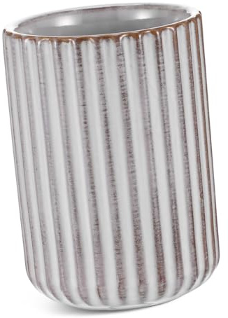 NAMOARLY Coppa a strisce retrò tazza da tazza decorativo Porcellana gres potabile tazza da viaggio tazza da tè cinese Tazze coppa novità Taguva tradizionale ceramica bianca