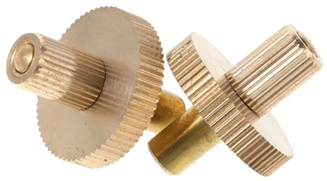 Hemobllo Tornillos de Puente de Latón Diseño Dividido para Contrabajo Fácil Mantenimiento y Ajuste Rápido de Altura, Accesorios para Músicos Profesionales y Estudiantes