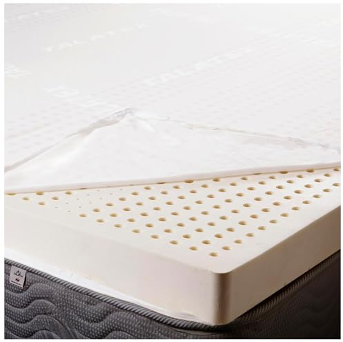 Materasso in lattice di alta qualità, spessore 5,1 cm, design ergonomico, traspirante e resistente, per allineamento spinale e isolamento del movimento, 150 x 190 cm