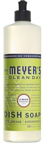 Mrs. Meyer's Clean Day Jabón líquido para platos - 16 oz - Limón Verbena