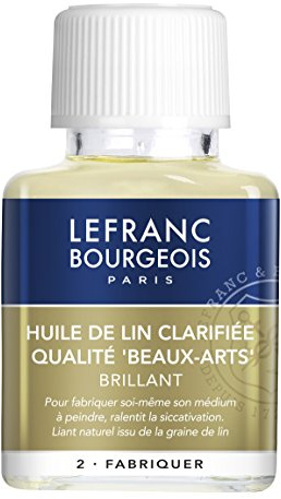 Lefranc Bourgeois Courtrai sikativ vit, accelererar fullständig härdning av oljefärger – 250 ml flaska