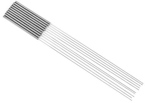 Tangxi Lot de 10 Aiguilles de Nettoyage pour imprimante 3D 0,4 mm avec buse en Acier pour Toutes Les Buses de 0,4 mm, Ultimaker, Makerbot, Flashforge et Plus Encore.