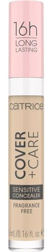 Catrice Cover + Care Sensitive Concealer, Abdeckstift, Nr. 010C, nude, Anti-Pickel, beruhigend, aufhellend, pflegend, Haut, langanhaltend, natürlich, vegan, ölfrei, wasserfest (5ml)