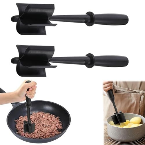 XPEX 2 Pezzi schiacciapatate schiaccia patate,Passatelli attrezzo,tritacarne,schiacciapassatelli Schiacciapatate