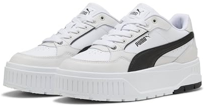 PUMA Scarpe da tennis casual Karmen II Idol, donna, bianco, taglia 25,5, scarpe da donna, bianco, 40 EU