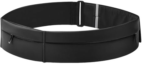 Cintura da Corsa, Cintura Palestra con Cerniera 3 Tasche e Porta Cellulare da Corsa Regolabile, Marsupio Running adatto Jogging Sport all'Aria Aperta Yoga Corsa Camminata Palestra