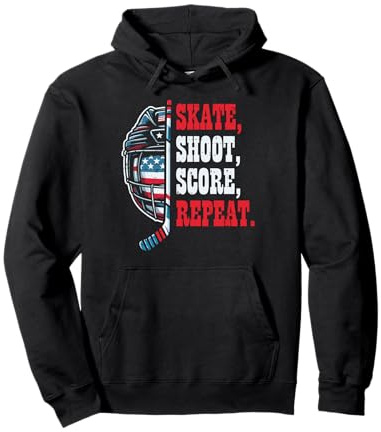 Patin de Hockey sur Glace Shooy Score Repeat Player Homme Garçon Enfant Sweat à Capuche