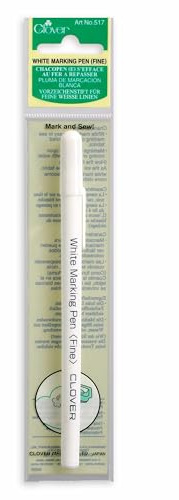 Clover White Marking Fine Pen (517)