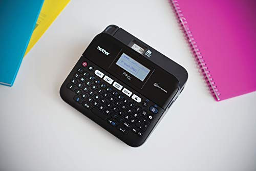 Brother PTD450 - Rotuladora electrónica de sobremesa con Teclado y conexión a PC