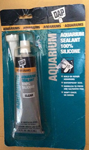 DAP Aquarium Clear Silicone Rubber Sealant 2.8 oz.