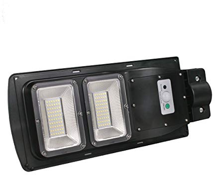 Jandei - Farola Solar Integrada LED, 950 Lúmenes (Equivalente 60W halógeno) Apta para Exterior IP67, Blanco frío 6500K, Batería y Mando Incluidos para Jardín, Garaje, Caminos