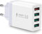 USB Ladegerät, 4-Port USB-Ladeadapter mit 33W Smart QC 3.0 Schnellladegerät, Multi USBA Port Ladegerät Netzteil Kompatibel mit iPhone 11/12/13/14/15/16/SE/XS/XR/iPad/Samsung Galaxy S21/S22/S23/S24