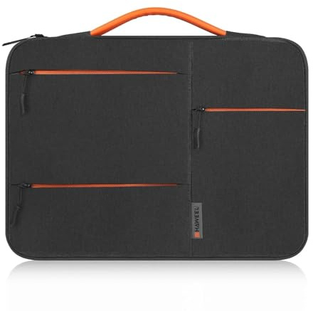 Aoresac Laptop Väska, 13/14/15 Tum Fodral med 4 Lager Skyddsdesign, Multifunktionellt Lagringsutrymme, Kompatibelt med de Flesta för Bärbara Datorer Anteckningsbok (14)