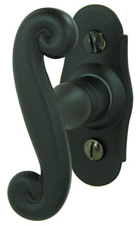 Brionne 1070700NR Cevennes Bouton de Fenêtre Noir Mat