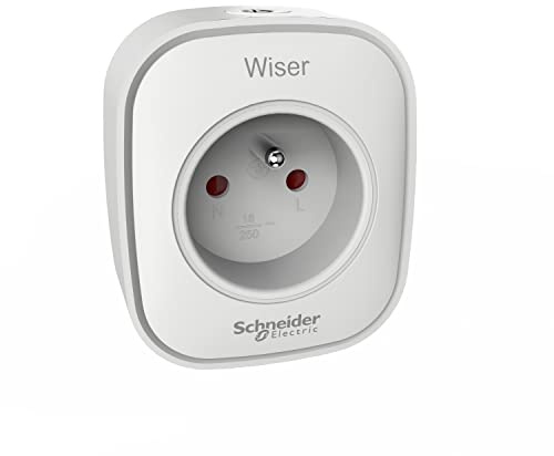 Schneider Electric CCTFR6500 - Enchufe conectado/repetidor Zigbee 13A