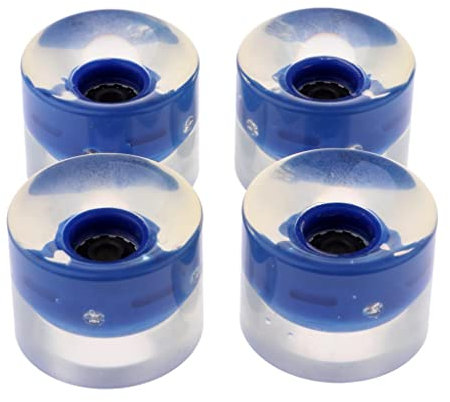 pistro 4 x Longboard-Räder, Dunkelblau