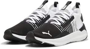 Puma Scarpe da Corsa Softride Symmetry Fuzion da Uomo, Puma Nero Freddo Grigio Scuro Puma Bianco, 44 EU