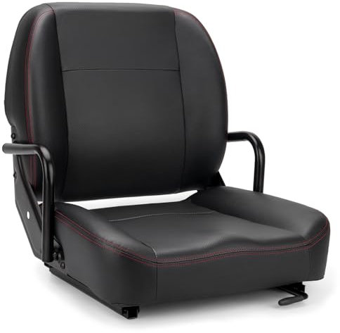 SEATIN Universellt gaffeltrucksäte, traktorsäte, med höftbegränsning, mikrobrytare, för traktor, gräsklippare, skidladdare, telehanterare, grävmaskin, grävmaskin schaktare
