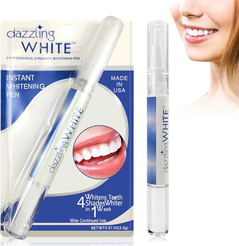 2er-Pack Teeth Whitening Stift, Professioneller Zahnaufhellung Stift Essence, Shift für sanftes & schnelles Zahnweiß, Effektiv für Teeth Weiße Zähne Kit, Mint