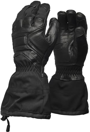 BLACK DIAMOND Men's Guide Gloves, Waterproof, Insulated, Warm, Black 2.0, L