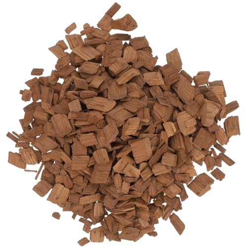 Tofficu Trucioli di Quercia Tostati Medi 100g per Vino e Whiskey, Materiale Rovere, Facile da Conservare, per Migliorare Gusto e Aroma del Vino Rosso