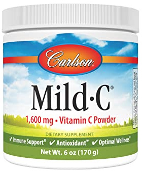 Carlson - Mild-C, Vitamin C Powder, Supports Healthy Immune Function, 6 oz (170 g)