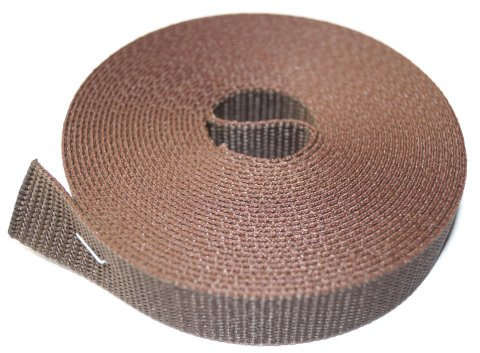 Rolatec - Correa de persiana (6 m, 23 mm de ancho), color marrón