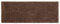 andiamo Fußmatte Samson - Schmutzfangmatte aus Baumwolle für den Hauseingang - einsetzbar als Fußmatte innen, Fußabtreter im überdachten Außenbereich oder als Haustiermatte 67 x 180 cm Braun