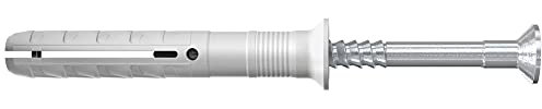 fischer - Cheville à frapper N 6x60/30 avec vis tête fraisée en acier électrozingué/Boite de 200