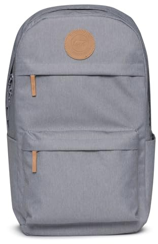 Beckmann Rucksack Freizeitrucksack mit Laptopfach City Max Backpack 34L Grey grau