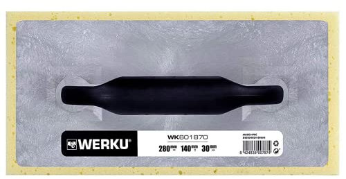 Werku WK601870, Talocha Rectangular, Medidas Base 280 x 140 mm, Base Acolchado Esponja 30 mm