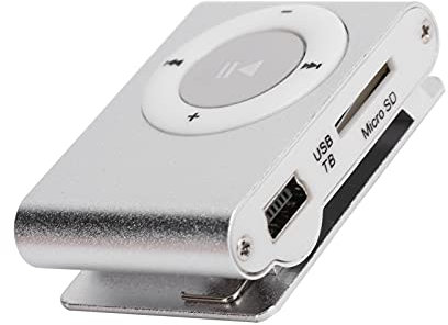 8GB MP3 Player, Portable Digital Music Player with Earphone and USB Cable, Sports Mini MP3 BackClip LCD Mini Screen Music Media Player