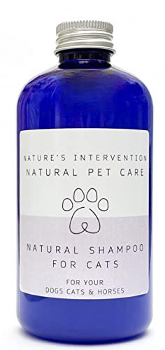 Shampoo für Katzen – Aloe Vera, Zedernholz & Lavendel - 250 ml von NIP. 99% Natürliches Sanftes. Keine Sulfate, Keine Parabene. Reinigt, Lindert Juckreiz. Konzentriert.